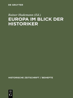 cover image of Europa im Blick der Historiker